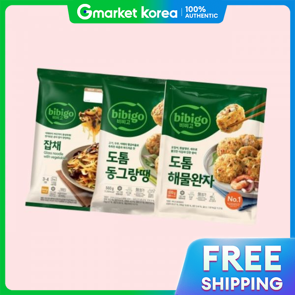 bibigo | Bibigo CJ Cơm viên tròn dày 560g + hải sản dày 510g + Món trộn thập cẩm 644g 45