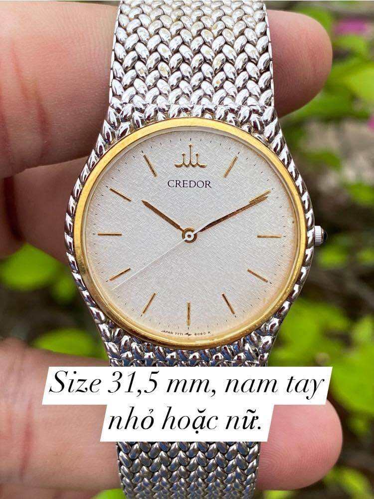 Đồng hồ vintage nam CREDOR 7771-6050. Stt 1411.