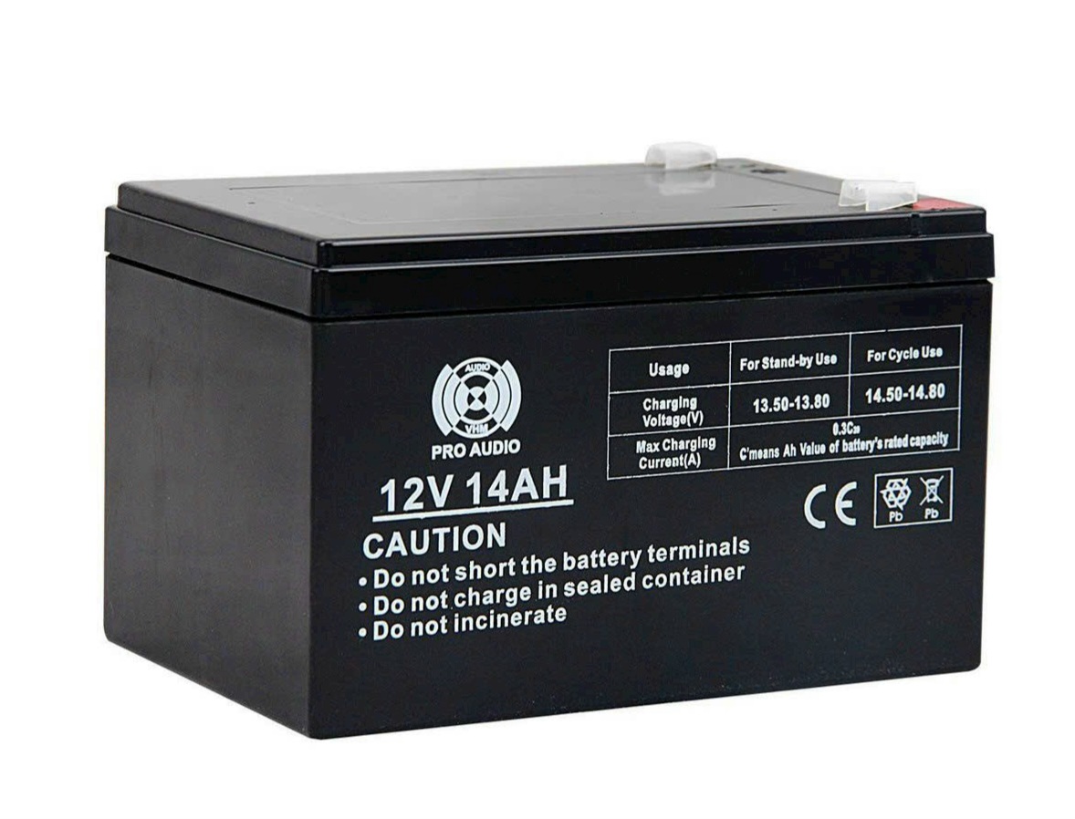 Bình ắc quy loa kéo 12v 14ah nhập khẩu