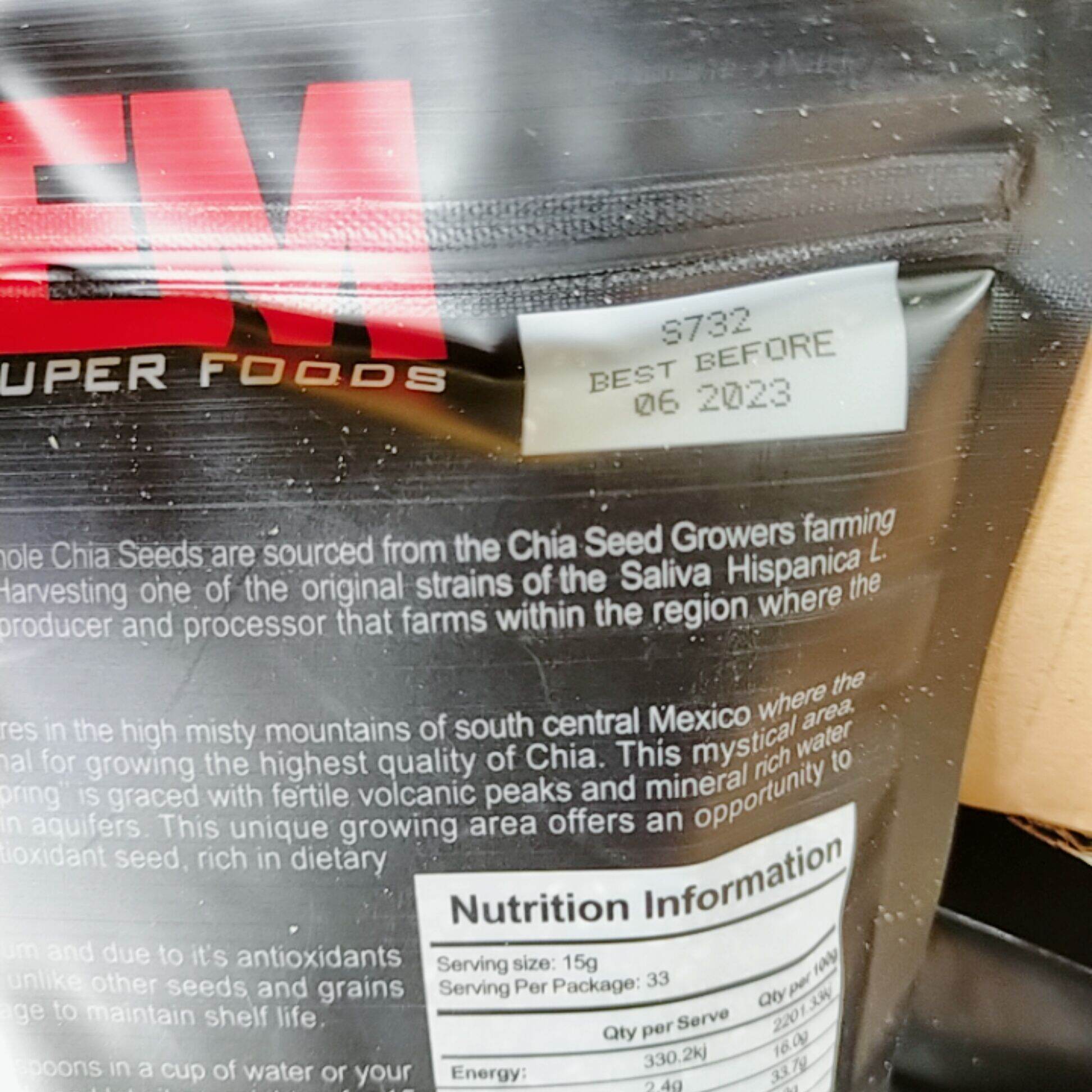 500g Hạt Chia Đen Black Bag Nhập Khẩu Úc