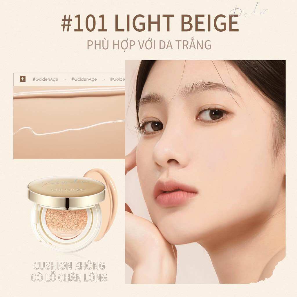 FOCALLURE Cushion và Phấn Phủ Kiểm Soát Dầu
