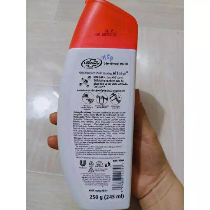 SỮA TẮM LIFEBUOY 250Gam