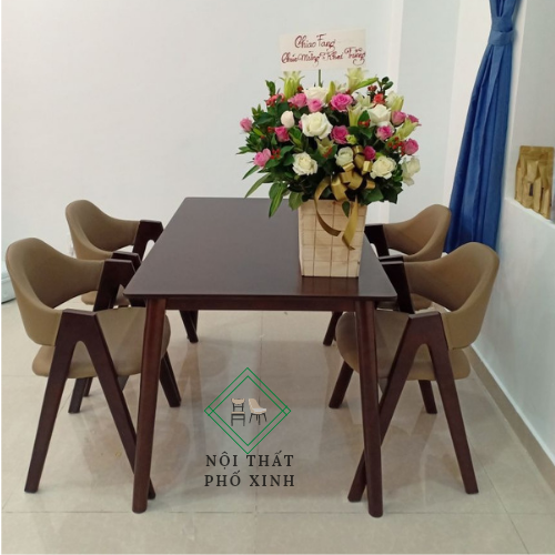 Bộ bàn ăn 4 ghế chữ A free ship nt HCM và tỉnh dưới 25km