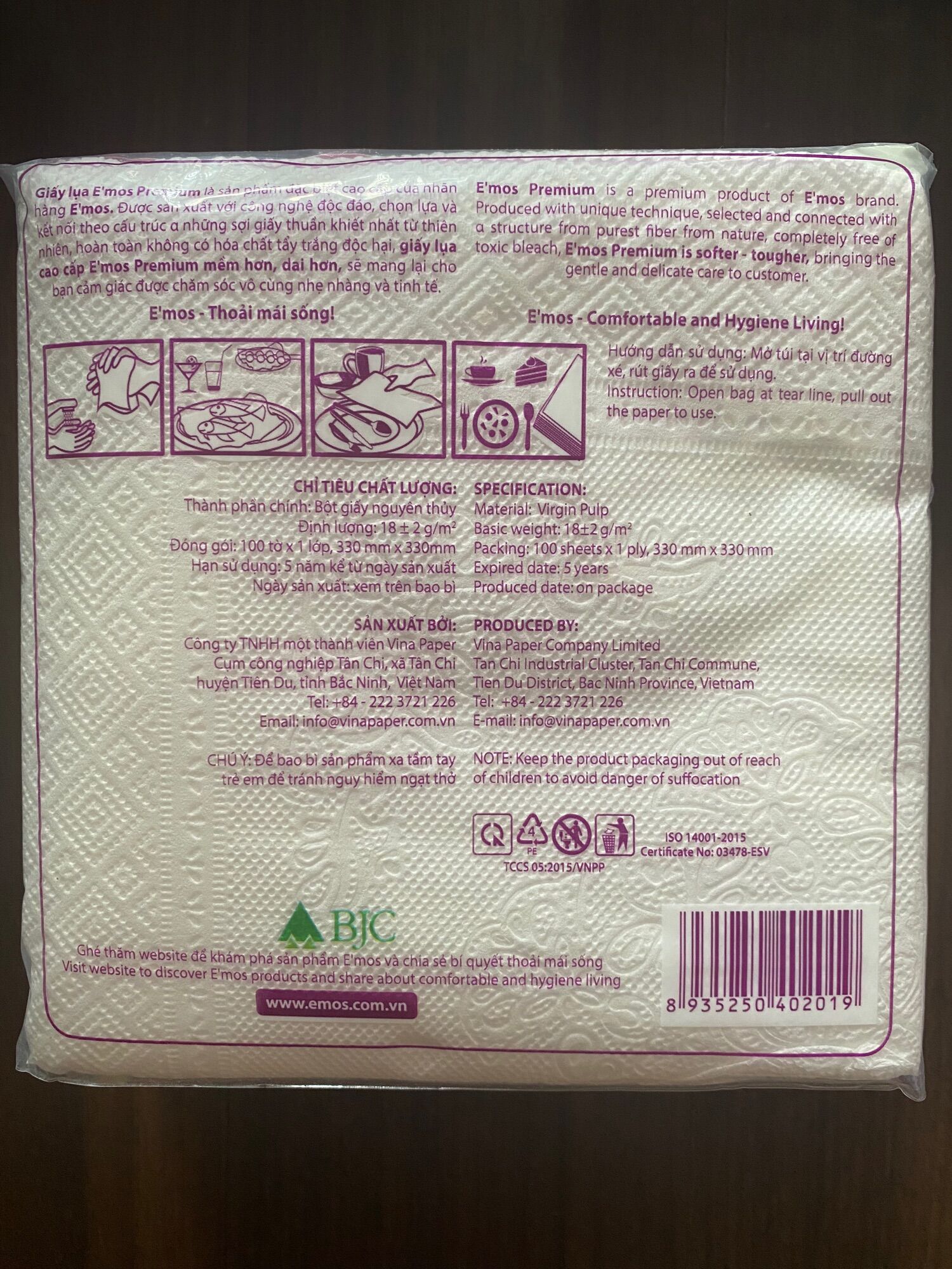 Combo 10 gói khăn giấy EMOS CAO CẤP,siêu mịn