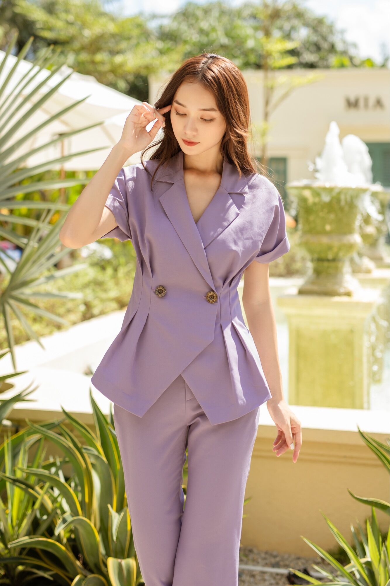 Clothesrack Olivia Top - Tím
