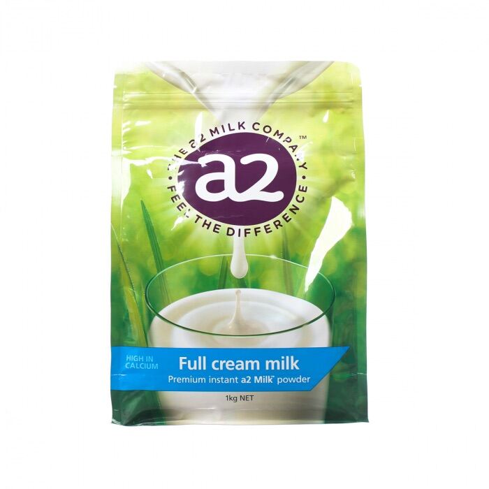 Sữa tươi dạng bột A2 nguyên kem 1kg cho người lớn và trẻ em trên 1 tuổi