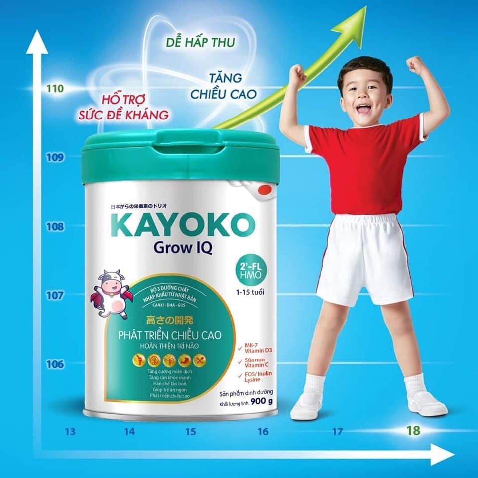 Sữa Nhật Kayoko Grow IQ 900g