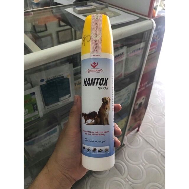 [HCM]Chai xịt diệt bọ chét Hantox spray 300ml