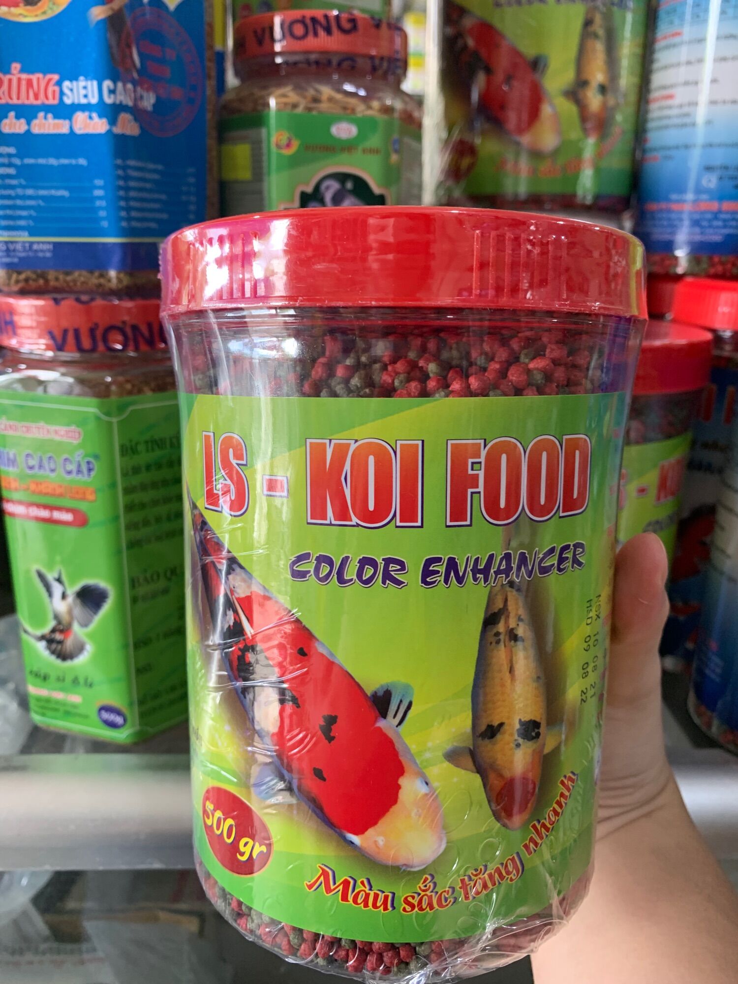 Cám cá koi food hộp 500gram