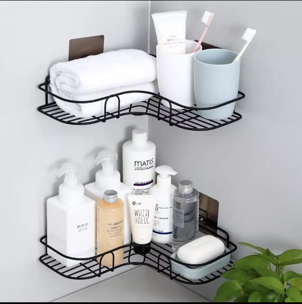 [✅SIÊU DÍNH✅]  KỆ GÓC TREO TƯỜNG DÁN TƯỜNG NHÀ TẮM , GIÁ ĐỂ ĐỒ PHÒNG TẮM ,NHÀ BẾP