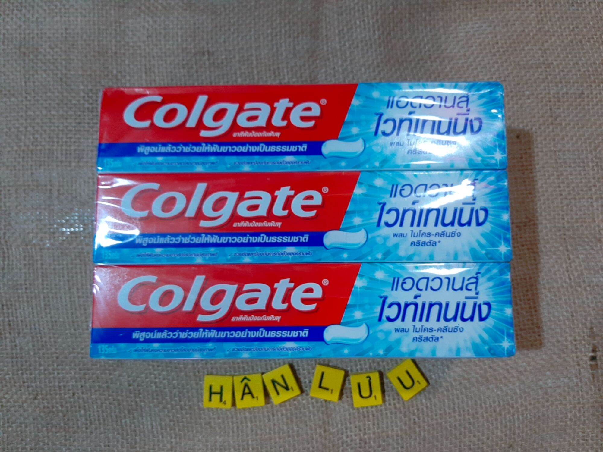 Kem Đánh Răng Colgate Thái Lan Trắng Và Chắc Khỏe Răng