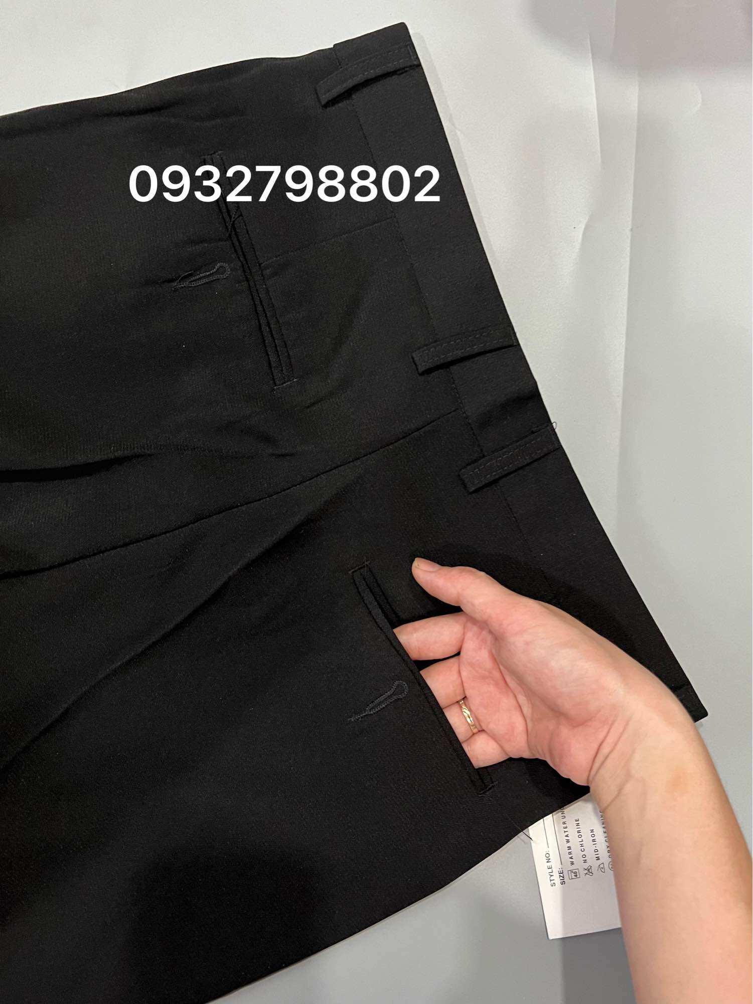 QUẦN TÂY NAM MÀU ĐEN  SZ 28-36