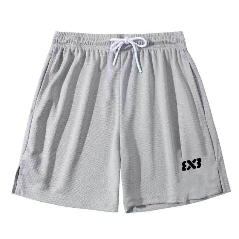 Quần Short Bóng Rổ Nam American Basketball 3X3 Quần Thể Thao Chạy Bộ Rộng Rãi Không Đến Đầu Gối Ba Đ