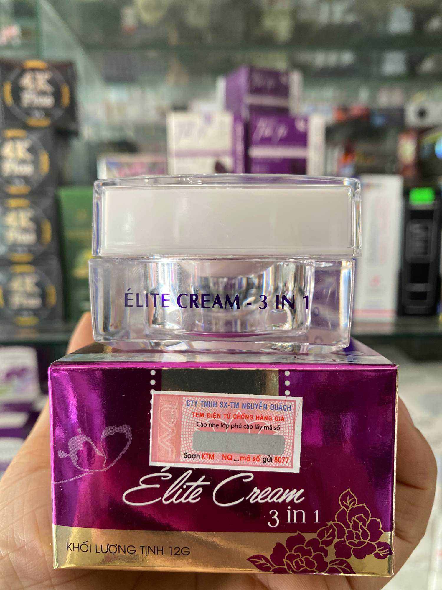 Kem elite con bướm nguyễn quách 3in 1