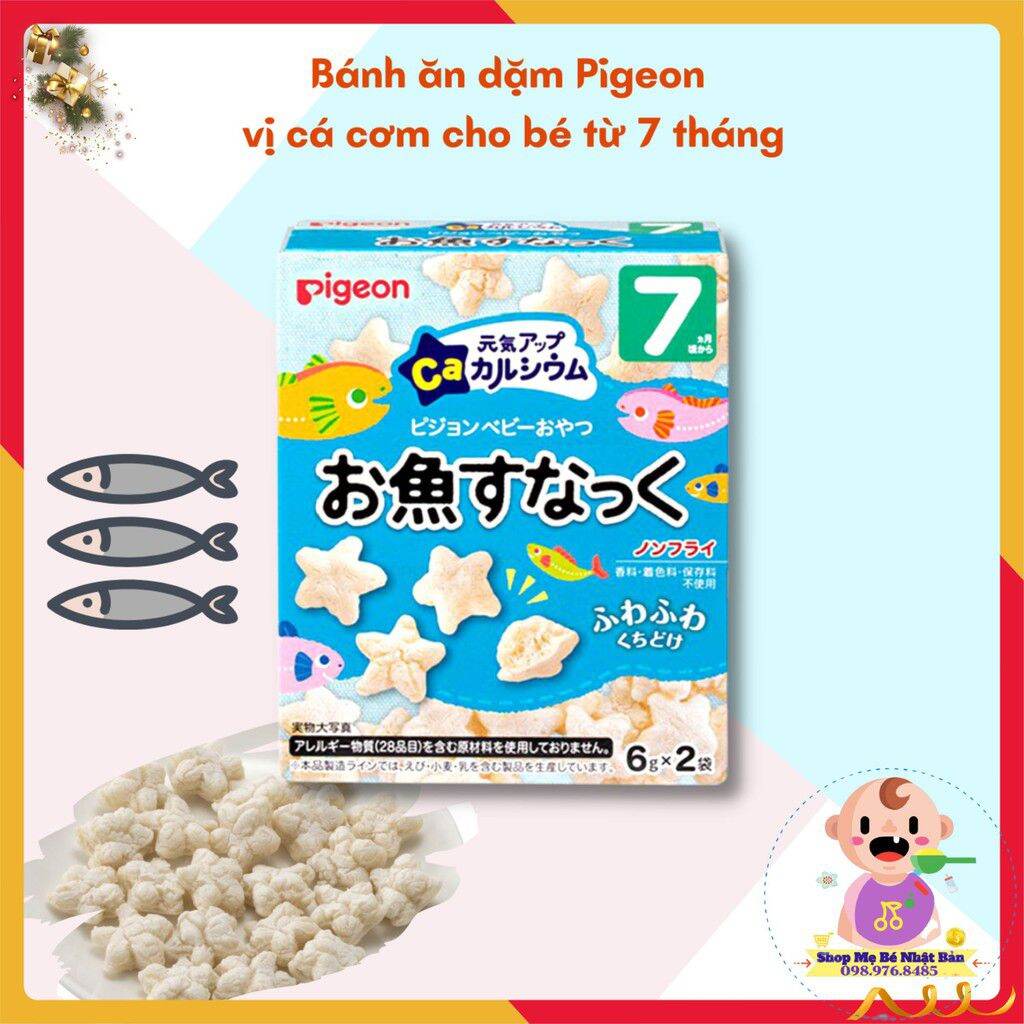 bánh ăn dặm pigeon cho bé yêu