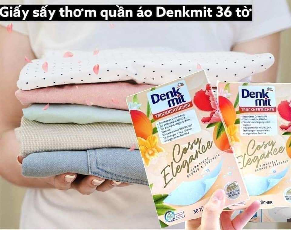 Giấy thơm ủ quần áo Denkmit hàng chuẩn Đức
