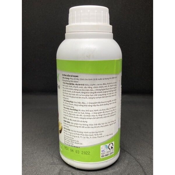 Phân Bón Lá - BM SUPER K - 500ml