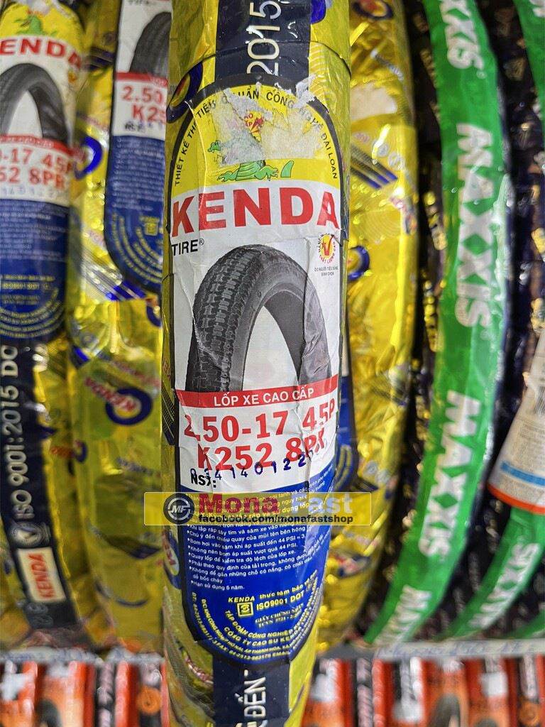 Vỏ KENDA 2.50-17 8pr (lốp sau xe dream tải nặng)