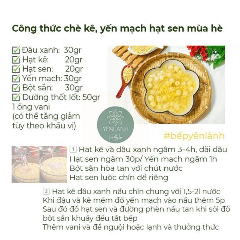 Hạt kê sạch 1kg
