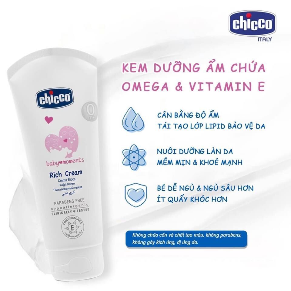 KEM DƯỠNG ẨM CHICO CHO BÉ