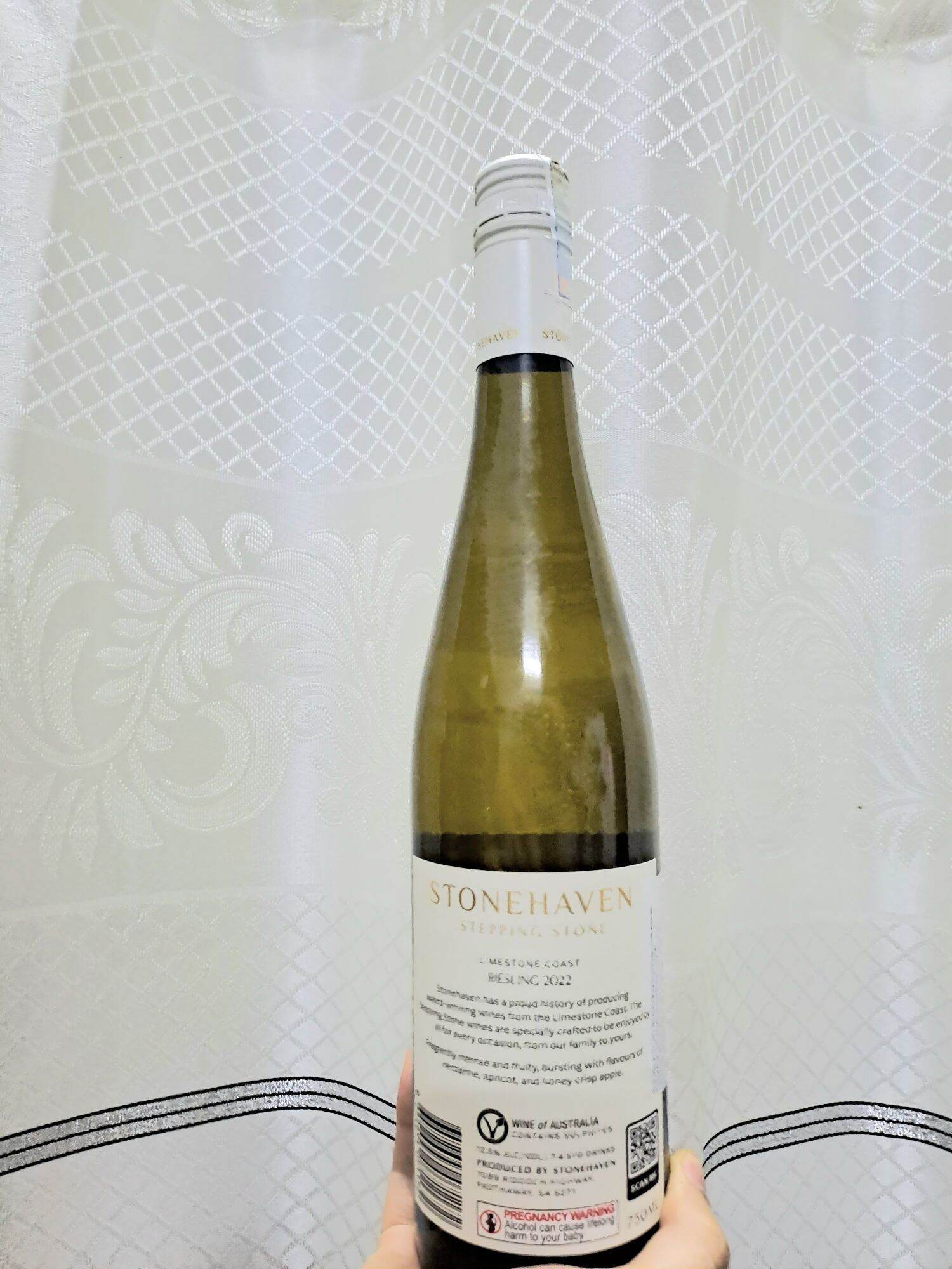 Rượu vang trắng Stonehaven stepping stone riesling