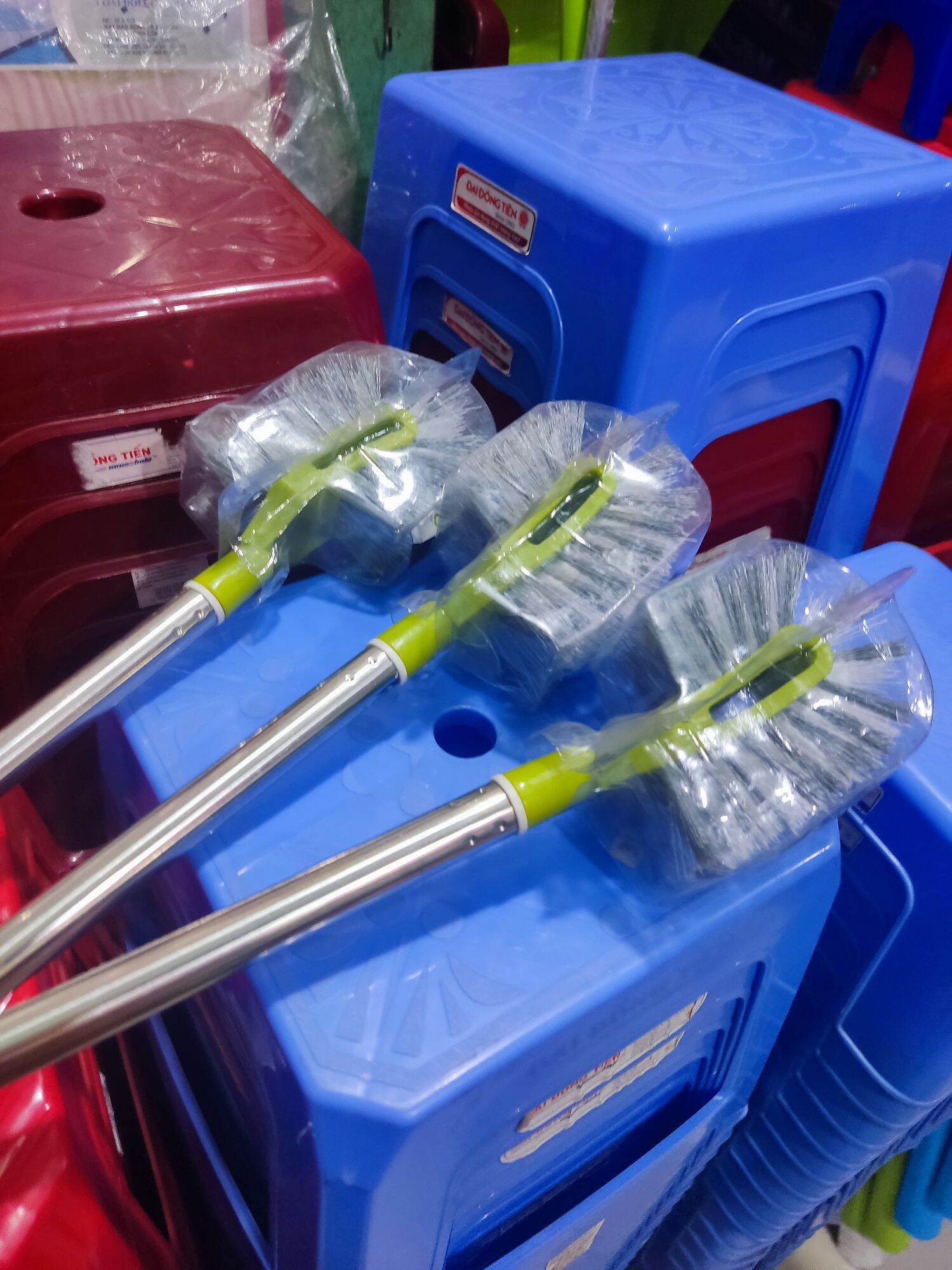 Chà cầu đa năng cán inox