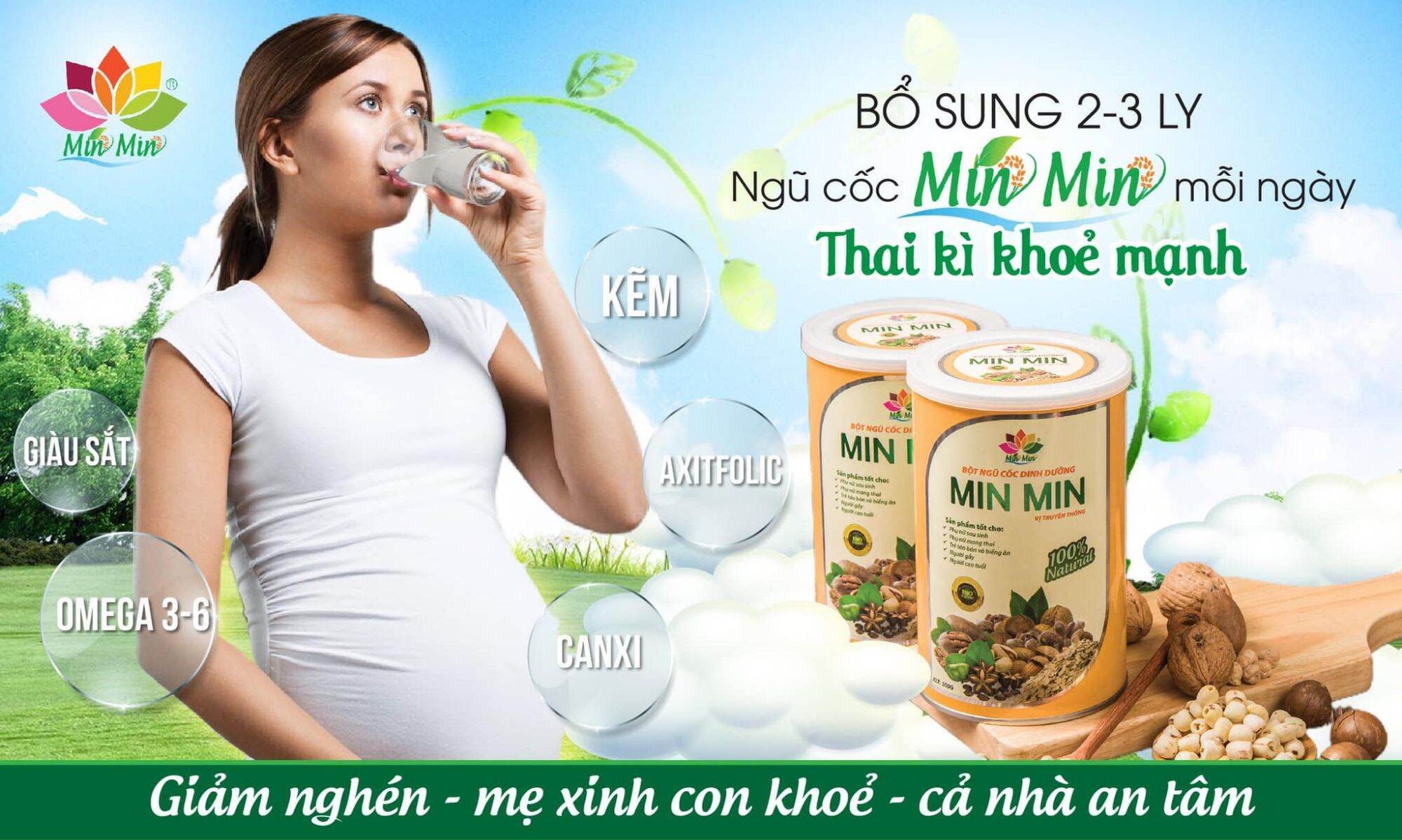 Combo 6 hộp Ngũ cốc Min Min