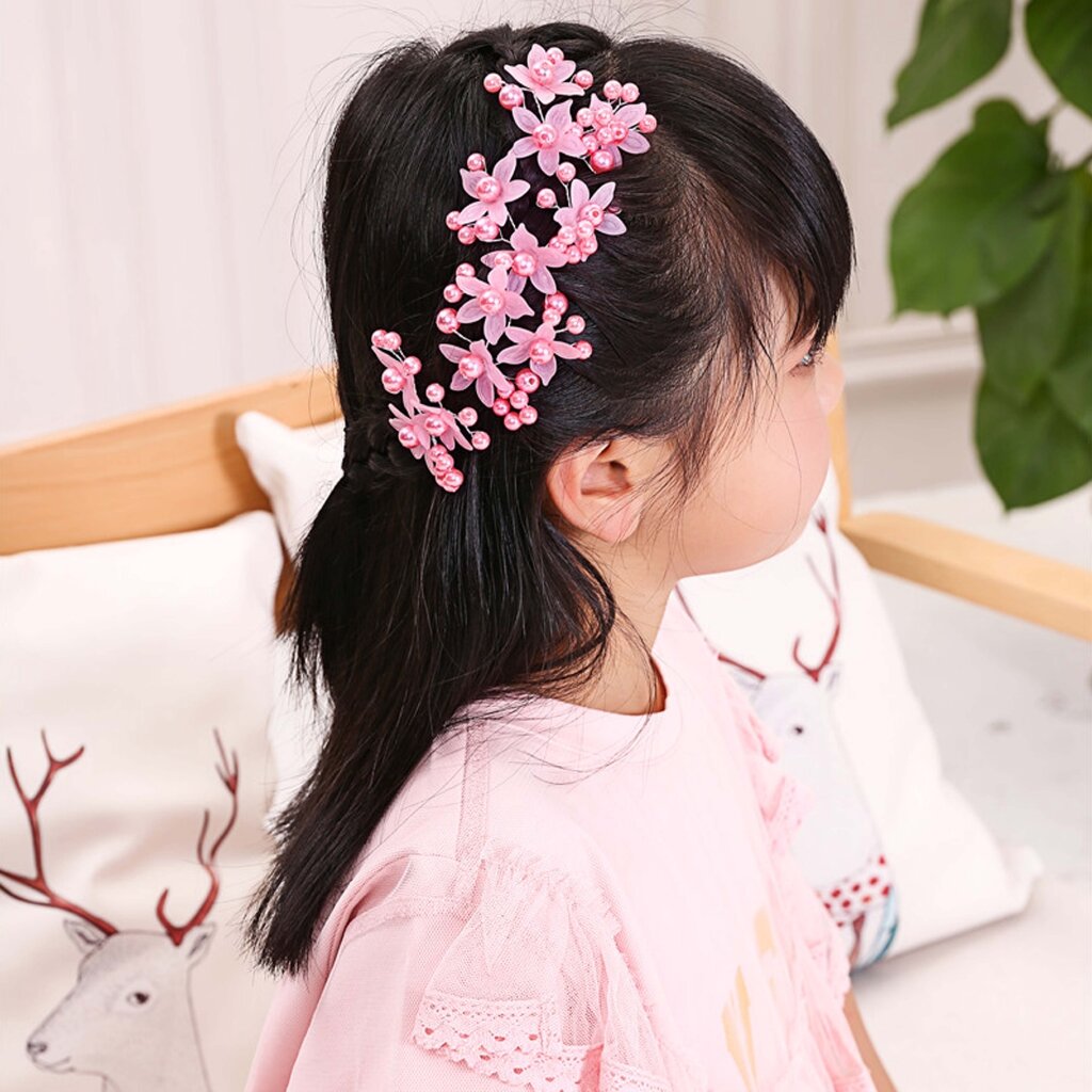 Trâm cài tóc đính ngọc trai nhiều màu