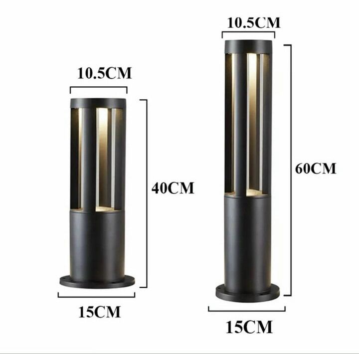 Đèn cây sân vườn cao 40cm, 60cm công suất 12w
