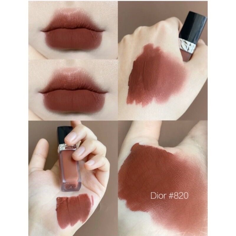 Son kem dior 820 forever unique – màu đỏ đất