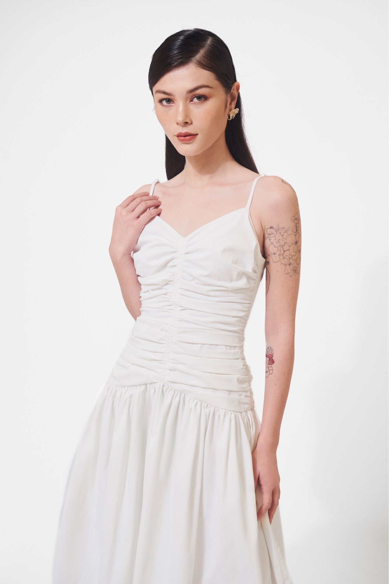 Đầm Dài Kiểu Nhún Eo - Dasha Midi Dress