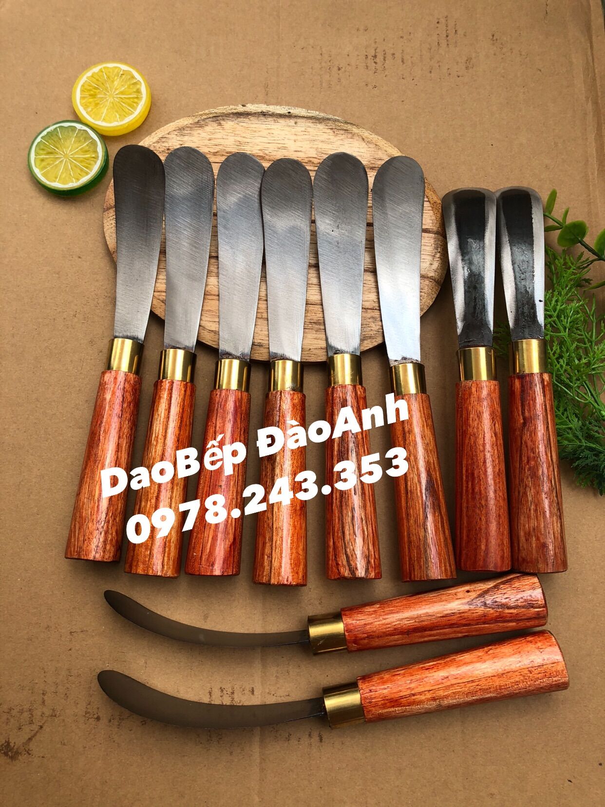 Dao lấy cơm dừa cứng dao lấy cơm dừa nhíp xe dày dặn chắc khoẻ
