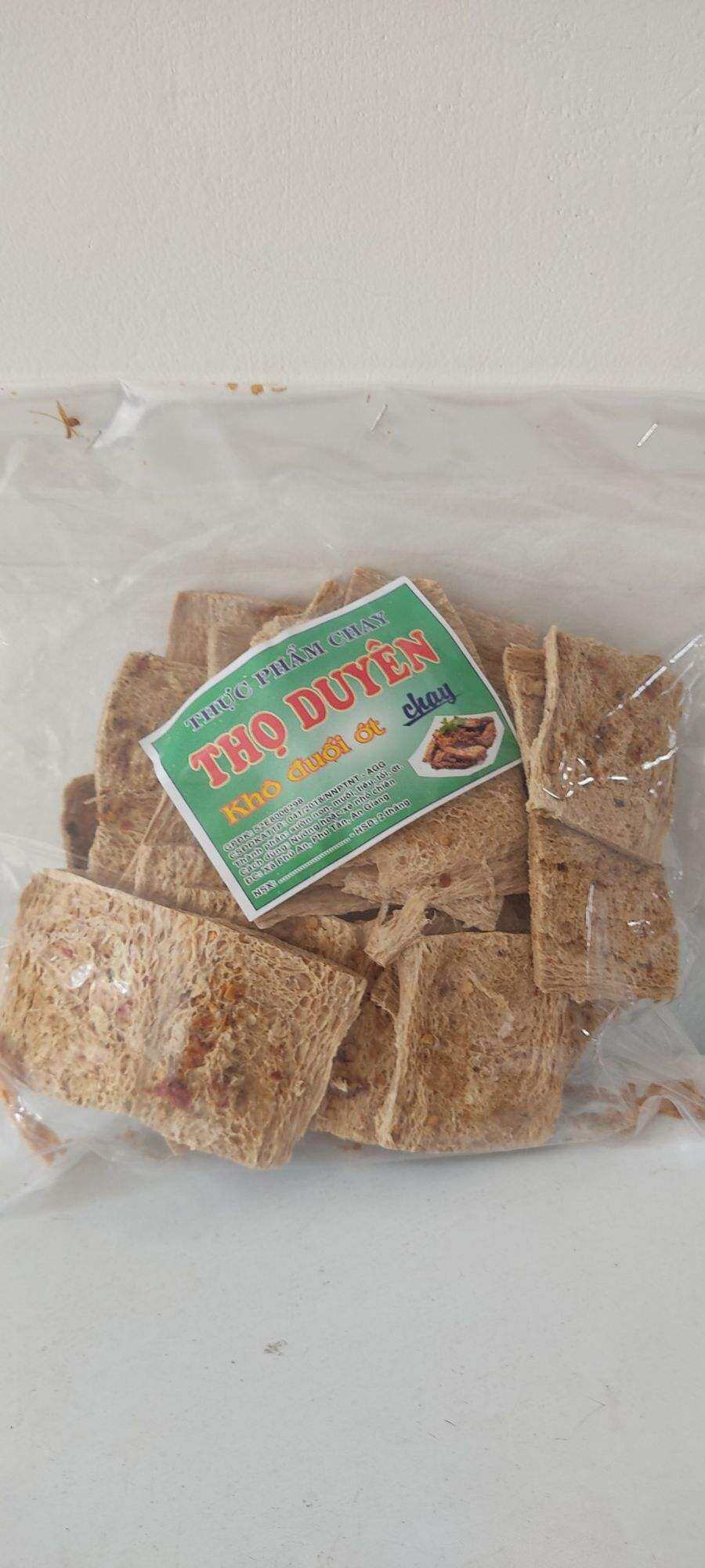 khô đuối chay  thọ duyên vị ớt. bịch 500g