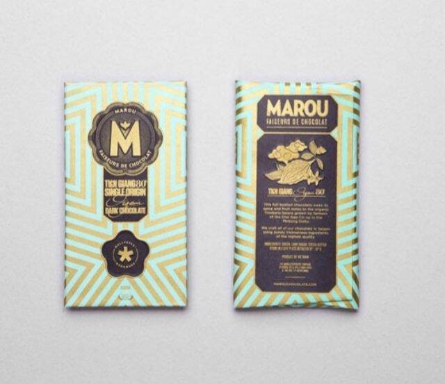 socola Marou Tiền Giang 80% cacao thanh 80g