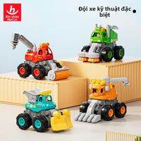 Huile Toys | Bộ Đồ Chơi Xe Tải Kỹ Thuật Hồi Lực