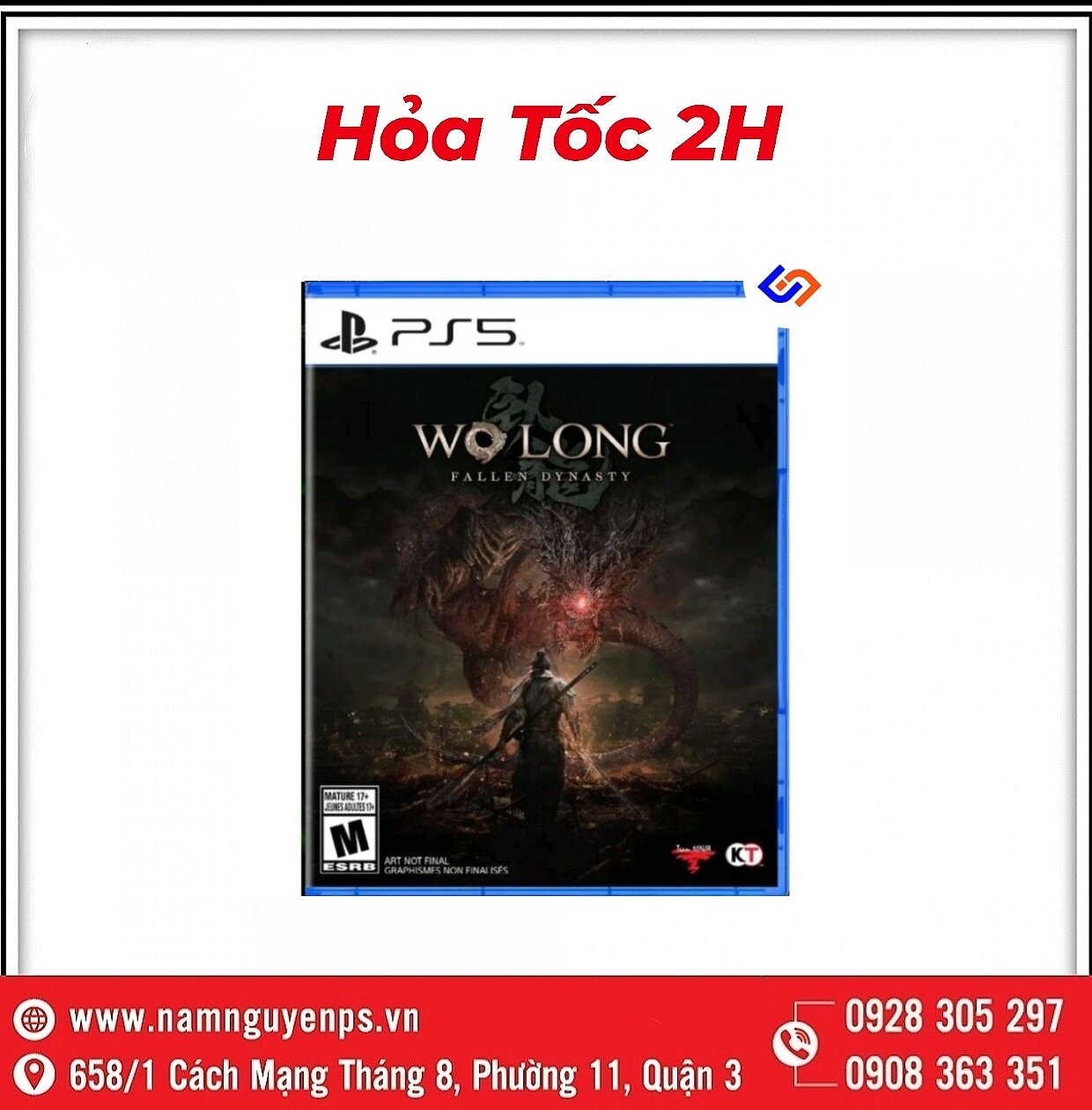 Đĩa Game PS5 | WoLong Fallen Dynasty WO LONG