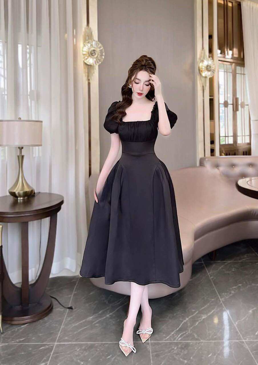 ( Đủ size 55-90ky) Đầm bigsize đi tiệc siêu xinh che bụng (1080)