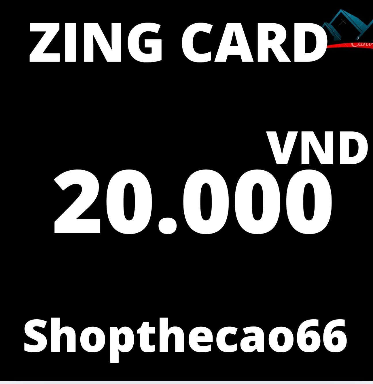 Zing card 20,000 VND