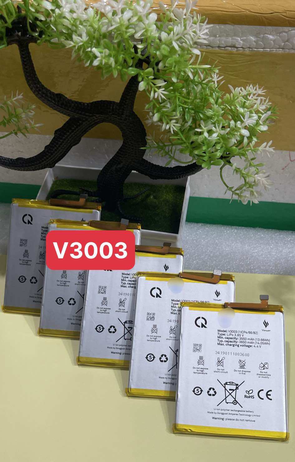 Pin Vsmart Active 1plus / Active 1 plus / Active 1+ ( V3003 ) 3650mAh hàng chuẩn giá tốt