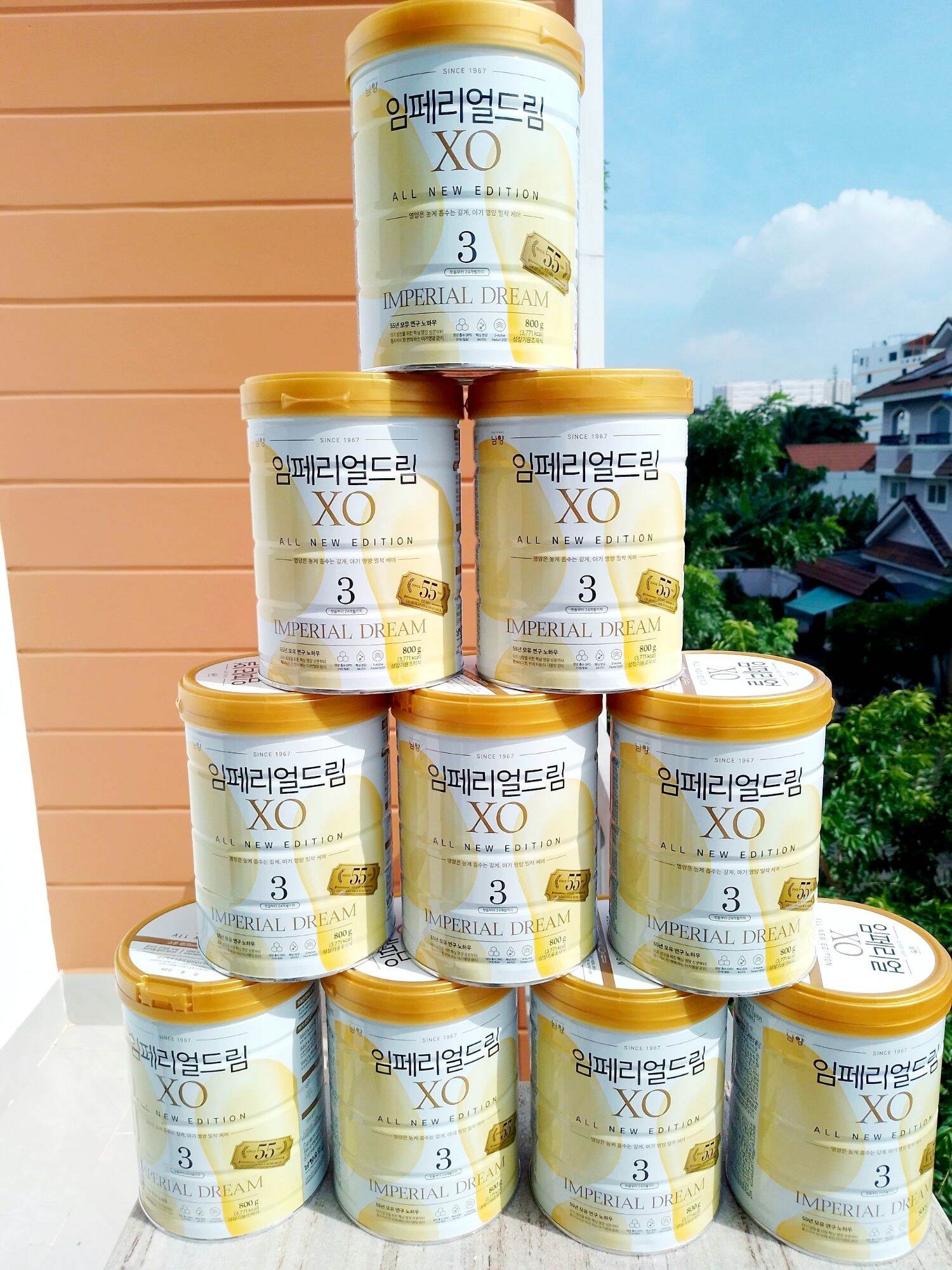 Sữa bột XO số 3 nội địa Hàn 800g (mẫu mới) 12-24 tháng