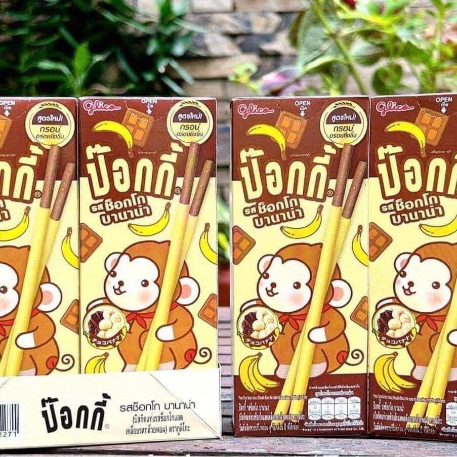 Bánh pocky chuối thái lan
