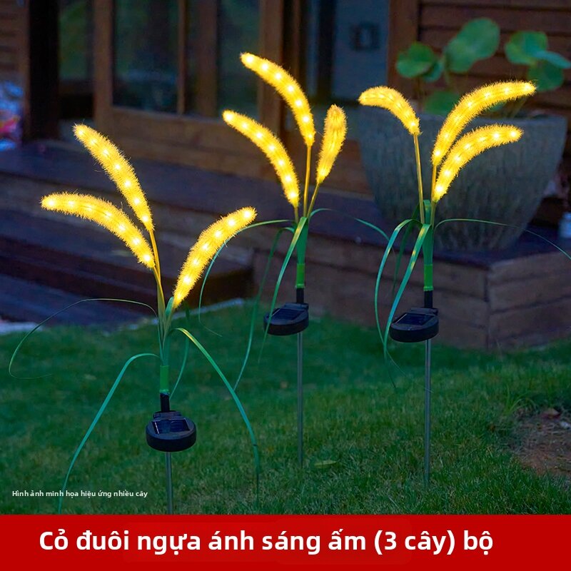 DADAN | Đèn Trang Trí Noel Năng Lượng Mặt Trời với Hoa Hướng Dương Đom Đóm và Pháo Hoa