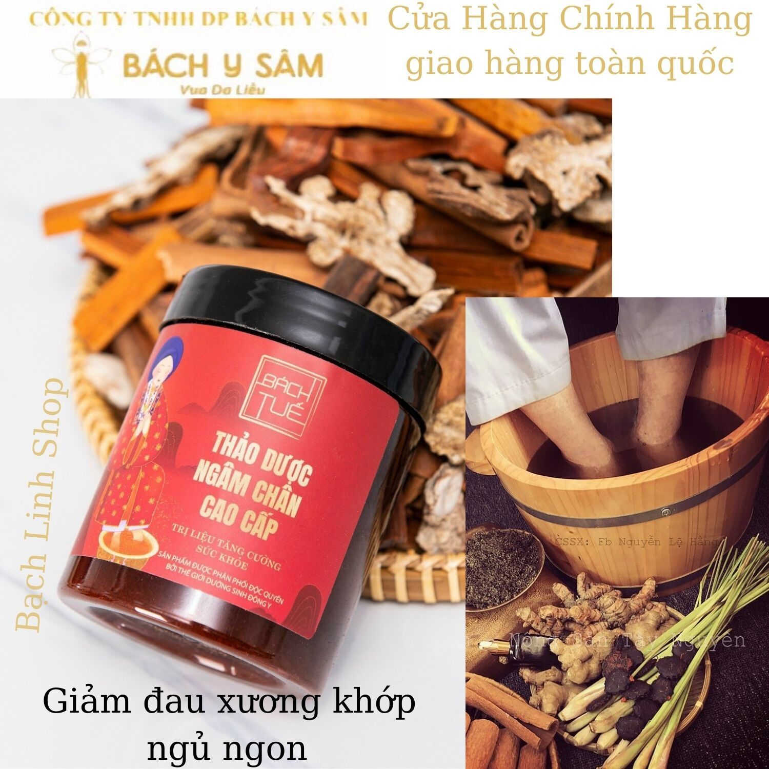 Bột ngâm chân thảo dược thải độc an thần ngủ ngon bl63
