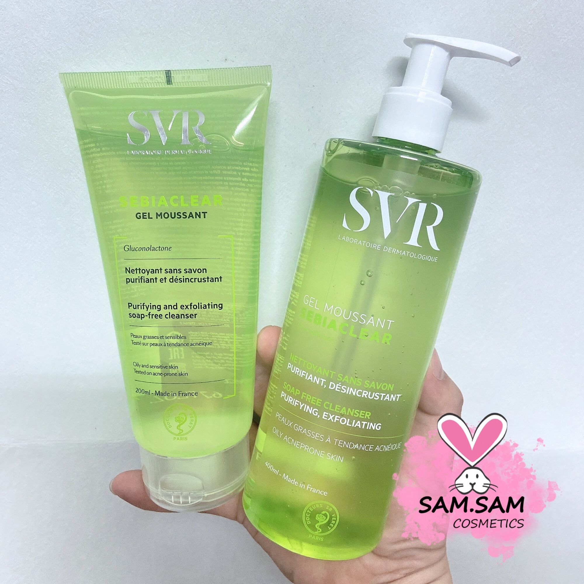 Sữa Rửa Mặt SVR Không Chứa Xà Phòng Cho Da Dầu Sebiaclear Gel Moussant