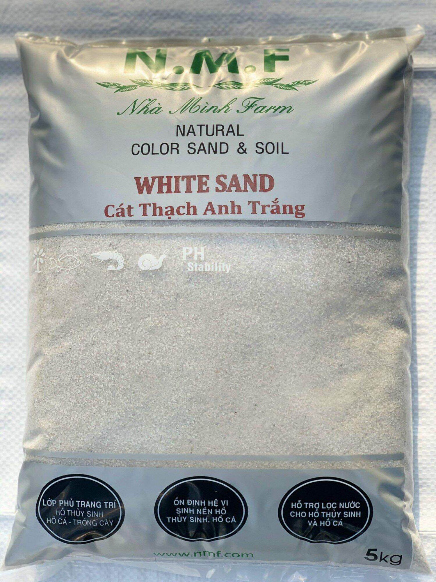 Cát Trải Nền Hồ Thủy Sinh - Bao 5Kg