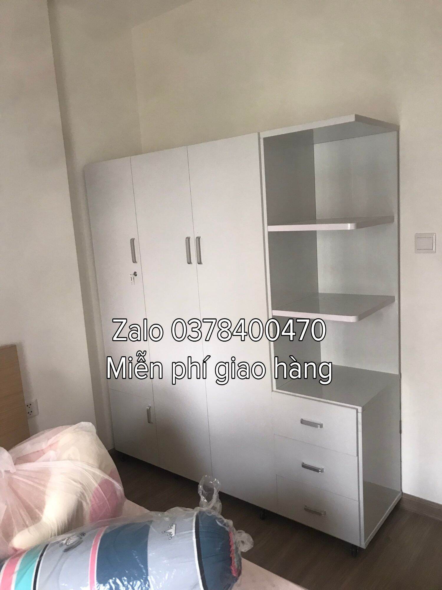 Tủ nhựa đài loan 3 cánh 1 kệ