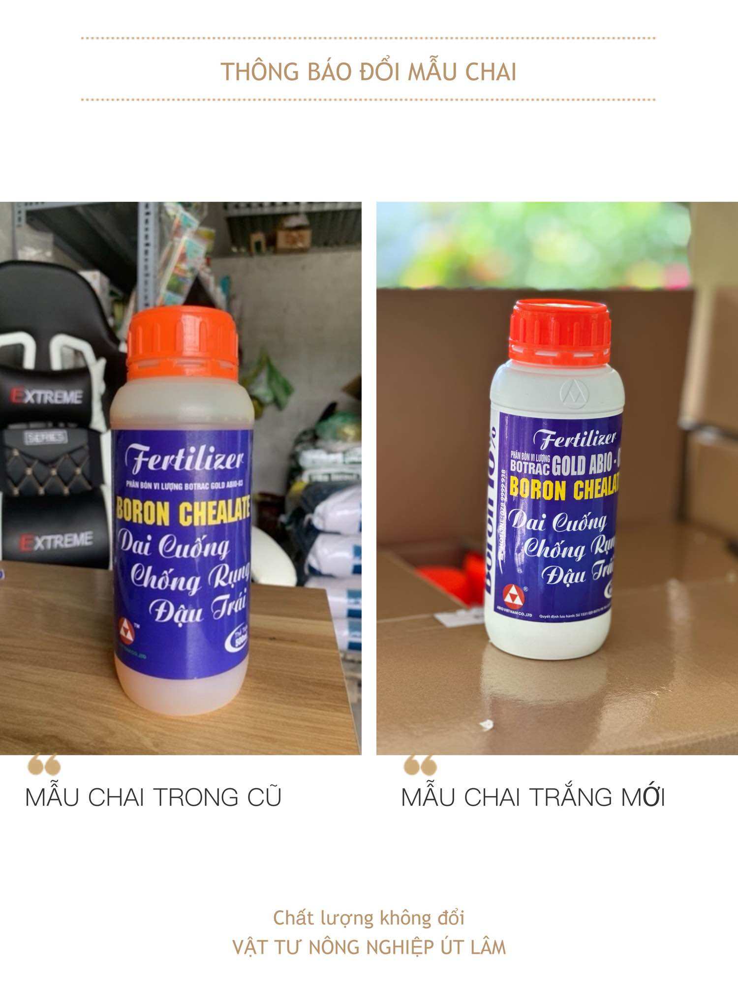 Boron Phân bón chuyên dừa dạng Chealate 500ml
