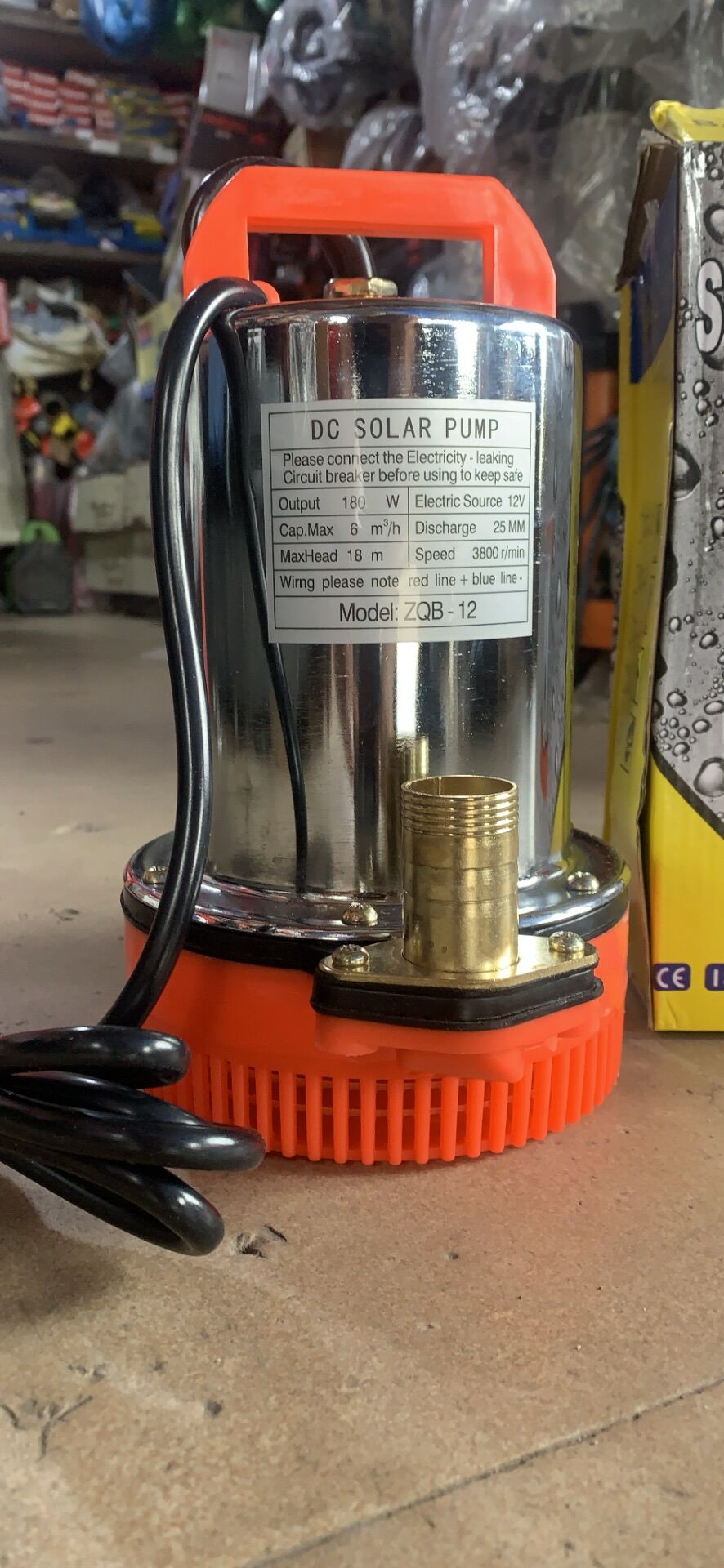 Máy bơm nước  lốc 12V công suất lớn 180W