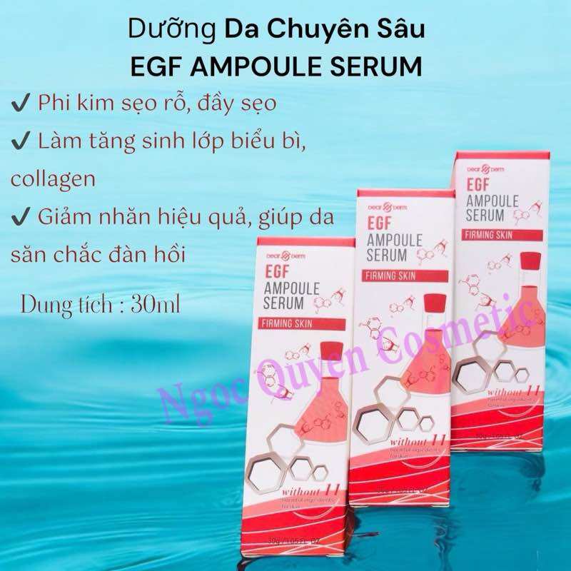 TẾ BÀO GỐC EGF AMPOULE DEARDERM SẸO RỖ (Chai 30ml)