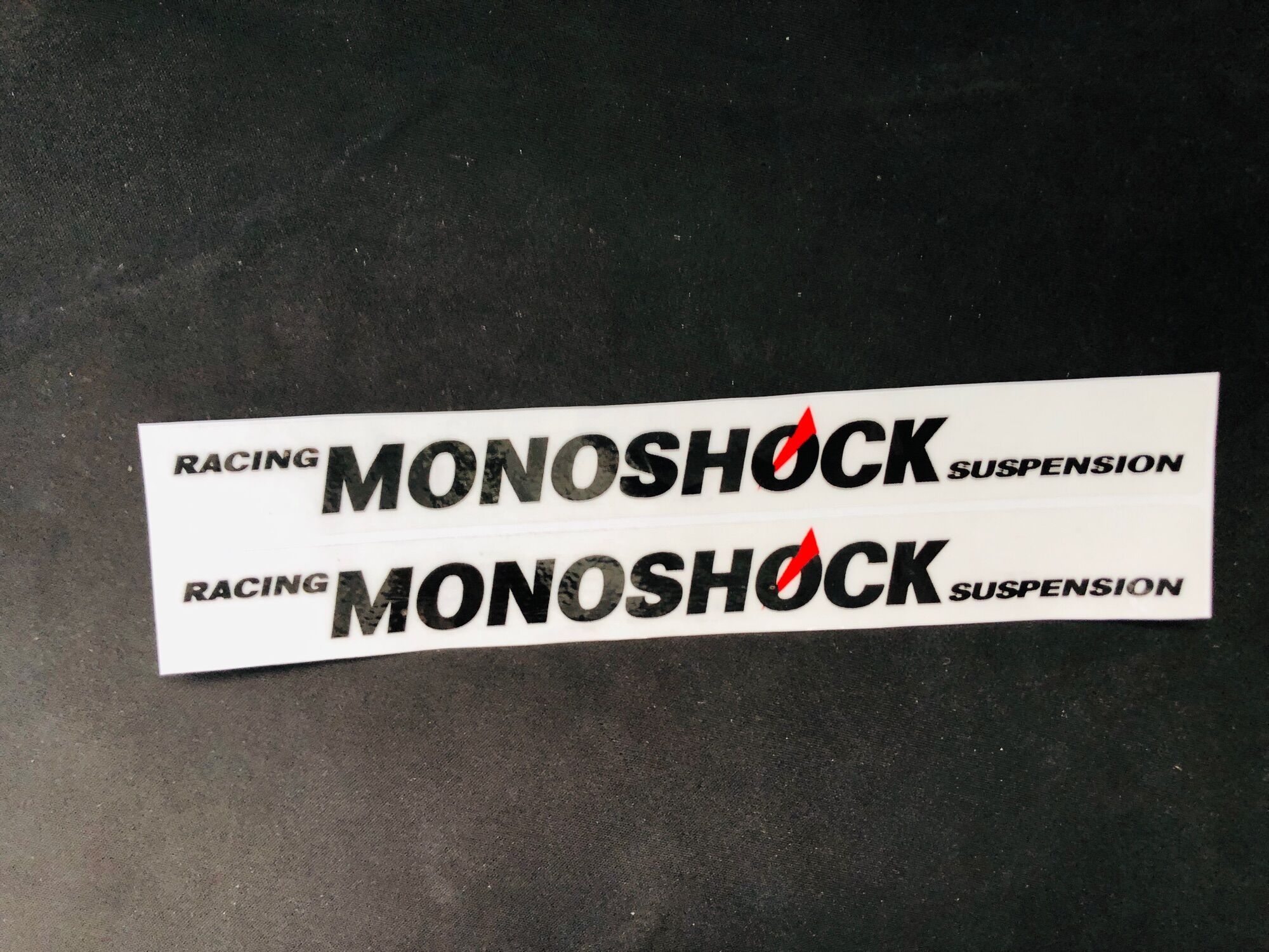 Phuộc monoshock lớn đen decal in